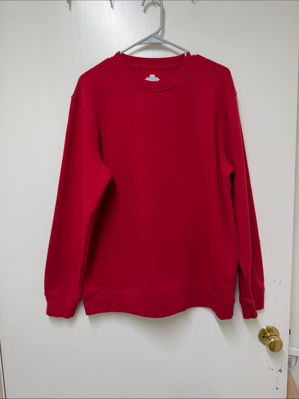 Classic Crewneck Fleece Sweatshirt - Red